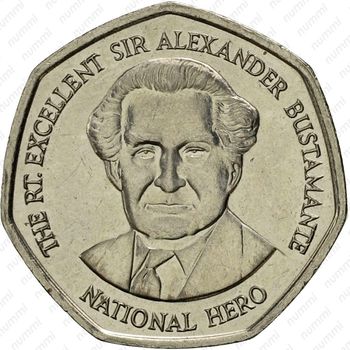1 доллар 1996 [Ямайка] - Реверс