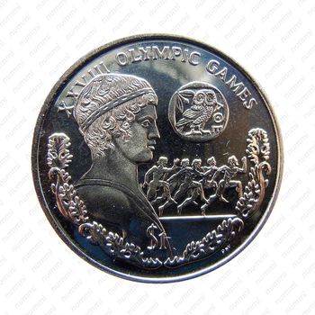 1 доллар 2004, XXVIII летние Олимпийские Игры, Афины 2004 - бегуны [Британские Виргинские острова] - Реверс