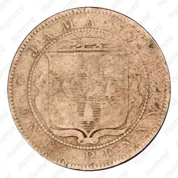 1 пенни 1869 [Ямайка] - Реверс