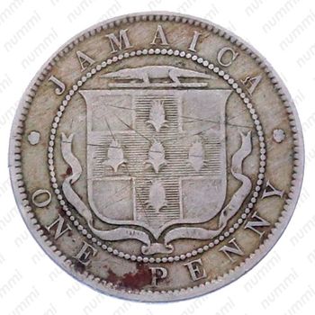 1 пенни 1870 [Ямайка] - Реверс