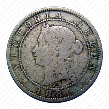 1 пенни 1880 [Ямайка] - Аверс