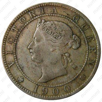 1 пенни 1900 [Ямайка] - Аверс