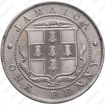 1 пенни 1910 [Ямайка] - Реверс