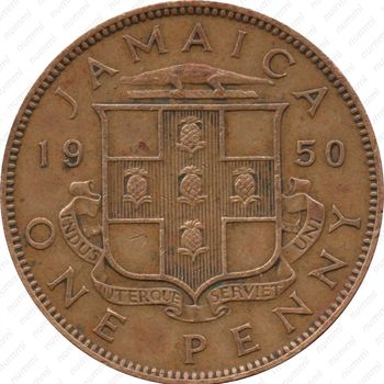 1 пенни 1950 [Ямайка] - Реверс