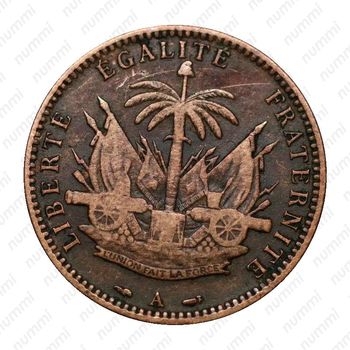 1 сантим 1886 [Гаити] - Реверс