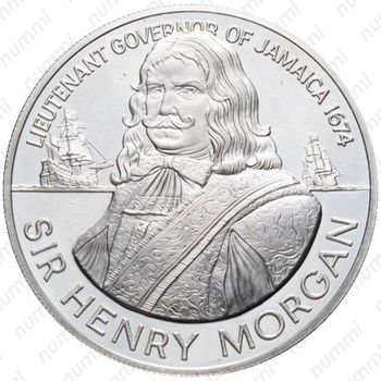 10 долларов 1974, Сэр Генри Морган [Ямайка] - Реверс