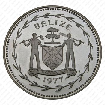 10 долларов 1977 [Белиз] Proof - Аверс