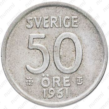 50 эре 1961 [Швеция] - Реверс