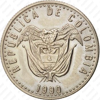 50 песо 1990 [Колумбия] - Аверс