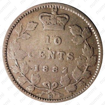 10 центов 1882 [Канада] - Реверс