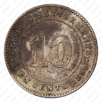 10 центов 1890 [Малайзия] - Реверс
