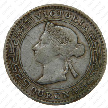 10 центов 1892 [Шри-Ланка] - Аверс