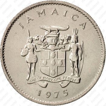 10 центов 1975, без обозначения монетного двора [Ямайка] - Аверс