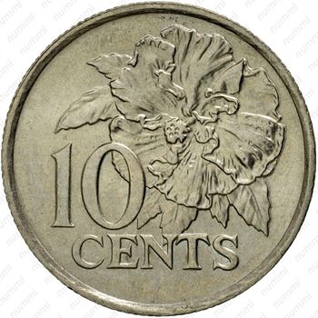10 центов 1976 [Тринидад и Тобаго] - Реверс