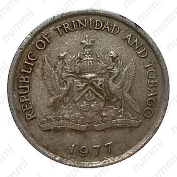 10 центов 1977 [Тринидад и Тобаго] - Аверс