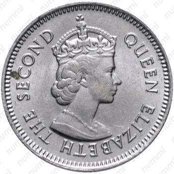 10 центов 1979, Бюст Королевы Елизаветы II [Белиз] - Аверс