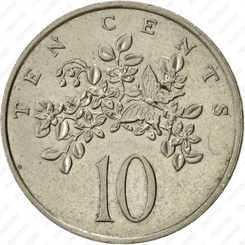 10 центов 1981, без обозначения монетного двора [Ямайка] - Реверс