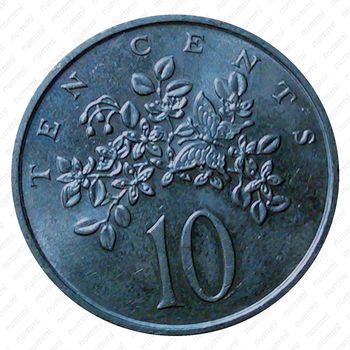 10 центов 1982, без обозначения монетного двора [Ямайка] - Реверс