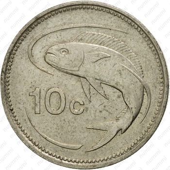 10 центов 1986 [Мальта] - Реверс