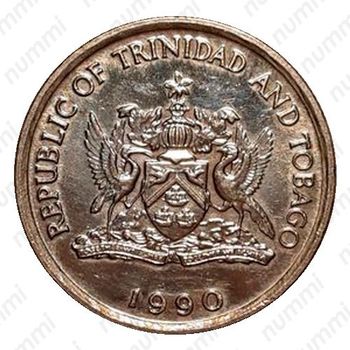 10 центов 1990 [Тринидад и Тобаго] - Аверс
