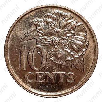 10 центов 1990 [Тринидад и Тобаго] - Реверс
