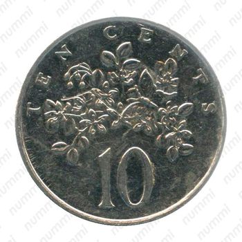 10 центов 1990 [Ямайка] - Реверс