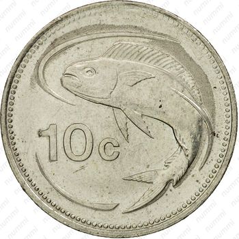 10 центов 1991 [Мальта] - Реверс