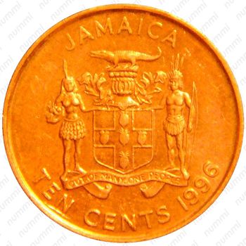 10 центов 1996 [Ямайка] - Аверс