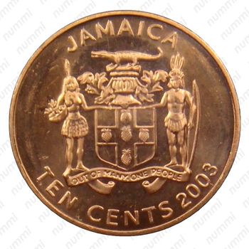 10 центов 2003 [Ямайка] - Аверс