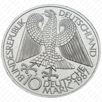 10 марок 1987, Берлин [Германия] - Аверс