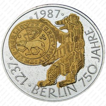 10 марок 1987, Берлин [Германия] - Реверс