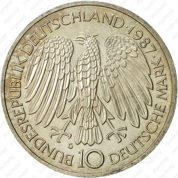 10 марок 1987, Римский договор [Германия] - Аверс