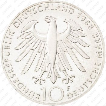 10 марок 1988, Карл Цейс [Германия] - Аверс