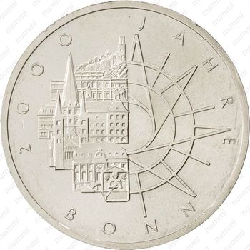 10 марок 1989, Бонн [Германия] - Реверс