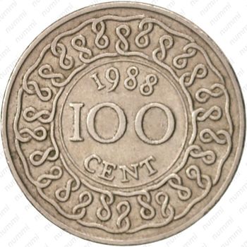 100 центов 1988 [Суринам] - Реверс