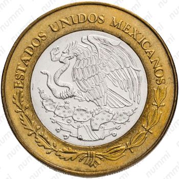 100 песо 2004, Морелос [Мексика] - Аверс