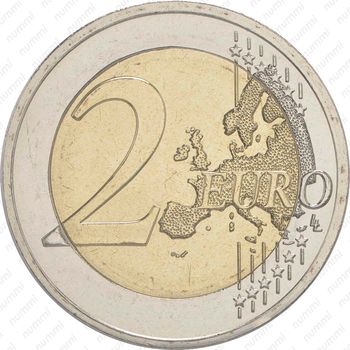 2 евро 2015, 30 лет флагу, Греция [Греция] - Реверс