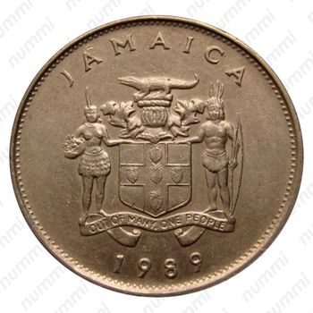 20 центов 1989 [Ямайка] - Аверс