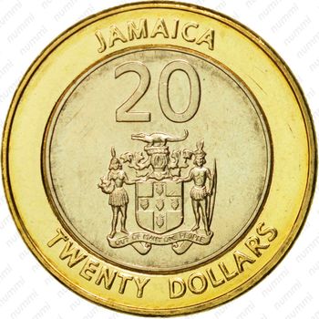 20 долларов 2000 [Ямайка] - Аверс