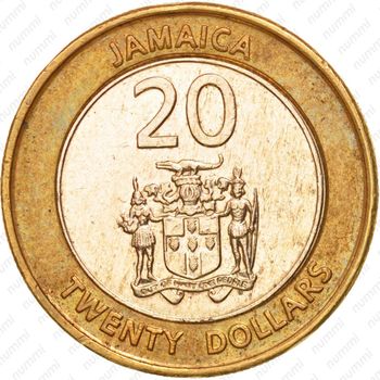 20 долларов 2001 [Ямайка] - Аверс