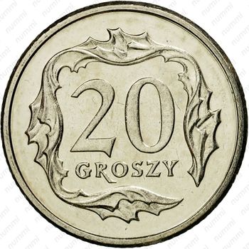 20 грошей 2008 [Польша] - Реверс