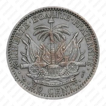 20 сантимов 1881 [Гаити] - Реверс