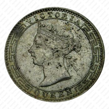 25 центов 1893 [Шри-Ланка] - Аверс