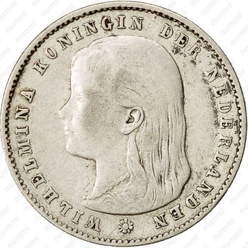 25 центов 1895 [Нидерланды] - Аверс