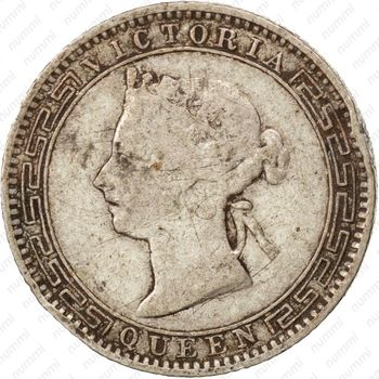 25 центов 1895 [Шри-Ланка] - Аверс
