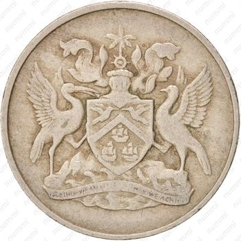 25 центов 1966 [Тринидад и Тобаго] - Аверс