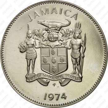 25 центов 1974 [Ямайка] - Аверс