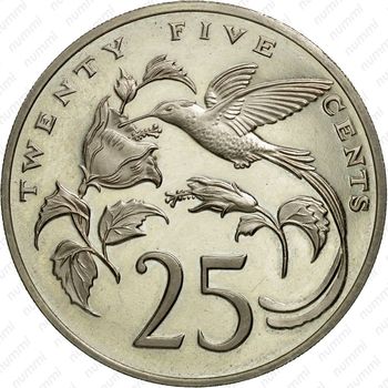 25 центов 1974 [Ямайка] - Реверс