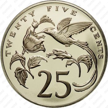 25 центов 1976 [Ямайка] Proof - Реверс