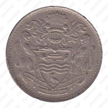 25 центов 1977, герб [Гайана] - Аверс